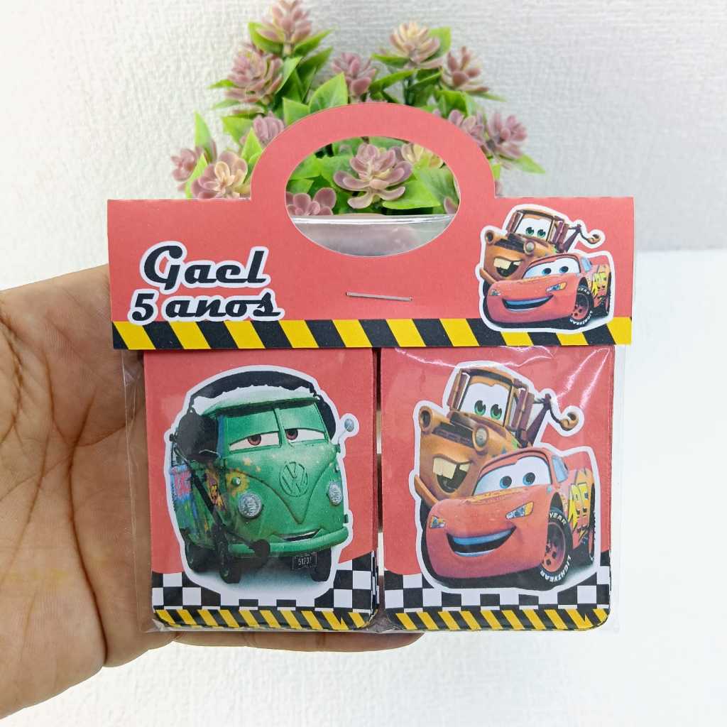Jogo da Memória Cars Relâmpago Mcqueen Personalizado - Lembrancinha de aniversario ou festa infantil