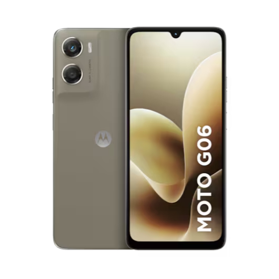 Smartphone Motorola Moto g06 4G Tela 6,9” 256GB Câmera 50MP Bege