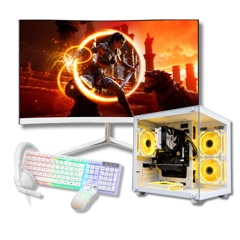 Computador Pc Gamer GTA Ryzen 5 5600GT 32GB DDR4 SSD 512GB Nvme Monitor Led 23" 