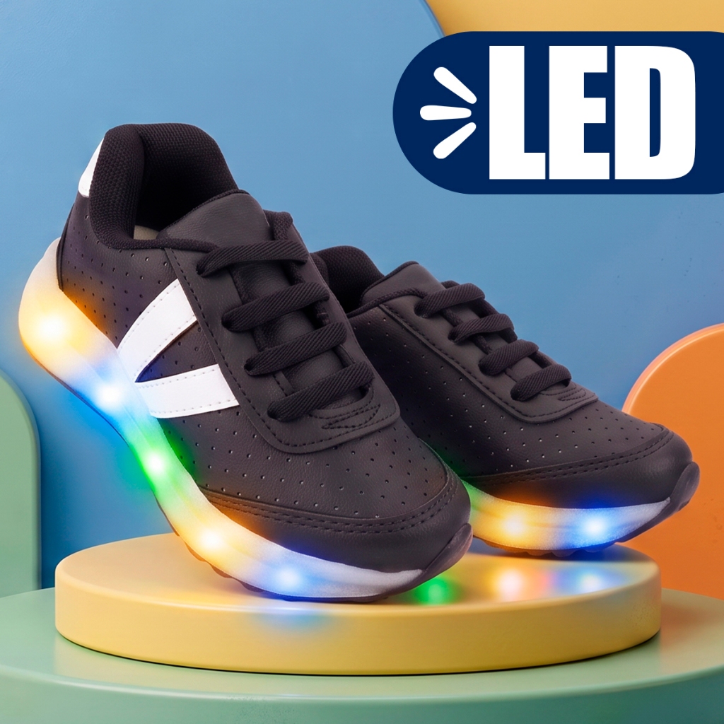 Tenis Infantil Led Menino Tenis Infantil Masculino Pisca Pisca Tenis De Menino