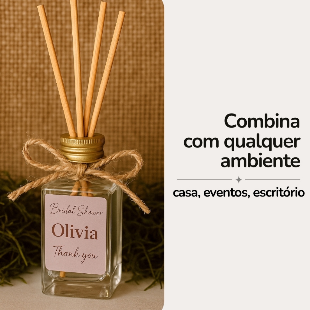 Kit 10 Frascos Vidro 30ml Difusor Aromatizador Vidro Quadrado 3 Varetas · foto 2
