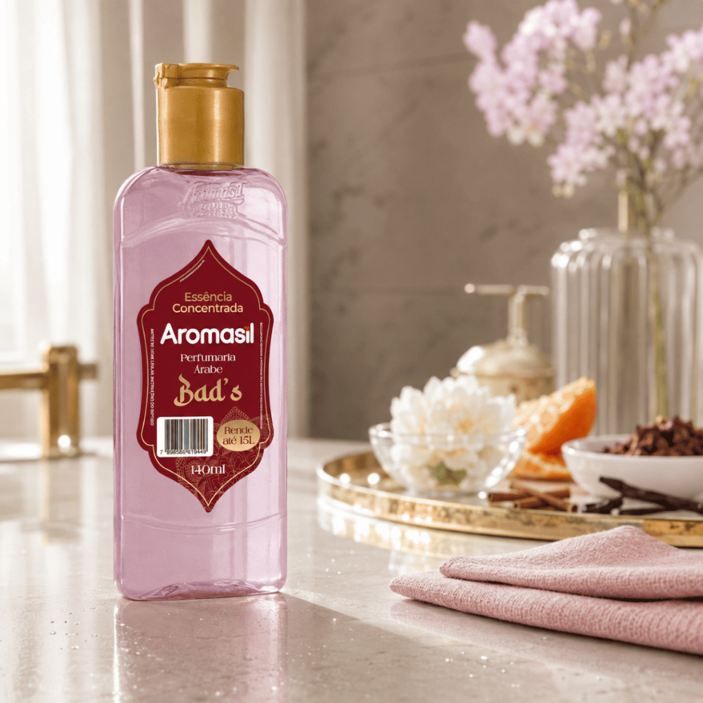 Essência Aromasil Bad's 140ml Concentrada Perfumaria Árabe para Perfumar Ambientes
