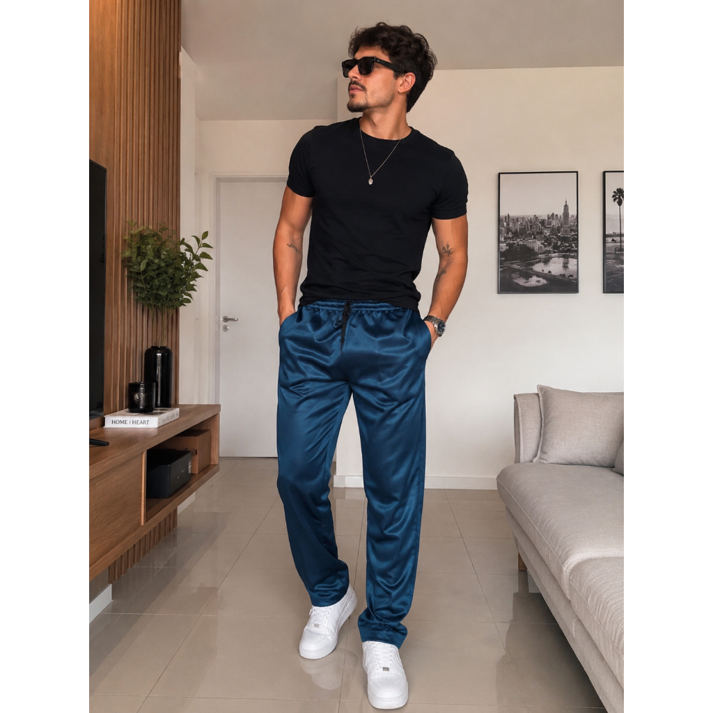 Grande Oferta Calça Chimpa Helanca Masculina 2026