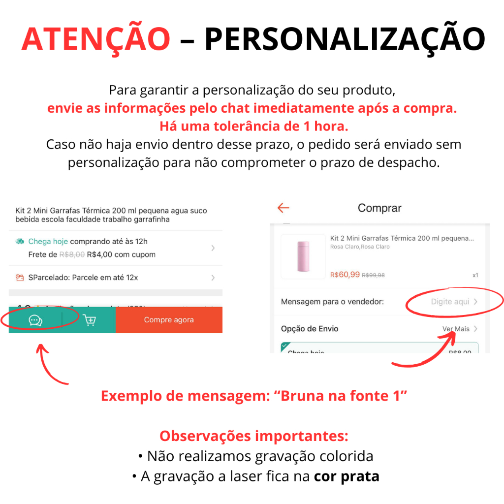 Garrafa Squeeze Alumínio 800ml Personalizada | Com Nome e Canudo | Academia, Escola e Presente — imagem 2 de 2