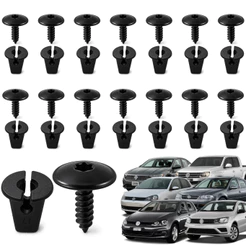 Kit 30 Pcs Bucha Parafuso Parachoque Compativel Linha Vw Gol Fox Passat Bora Amarok Golf Jetta Up!