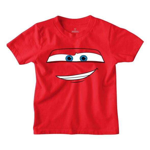 Camisa Infantil Carros Mcqueen Desenhos 100% Algodão Fantasia Oferta Promoção