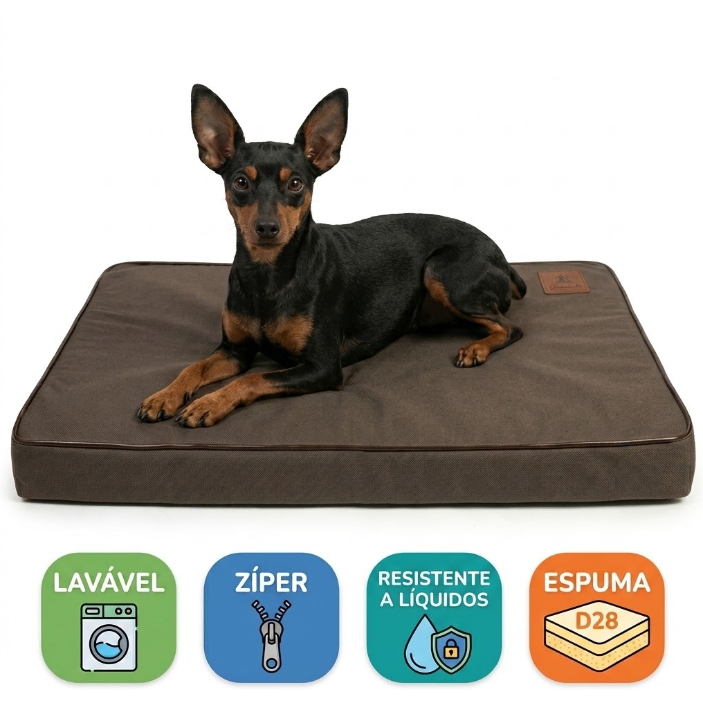 Cama Pet Colchão Ortopértico Colchonete Para Cachorro Gato Impermeável Resistente lavável 60x40