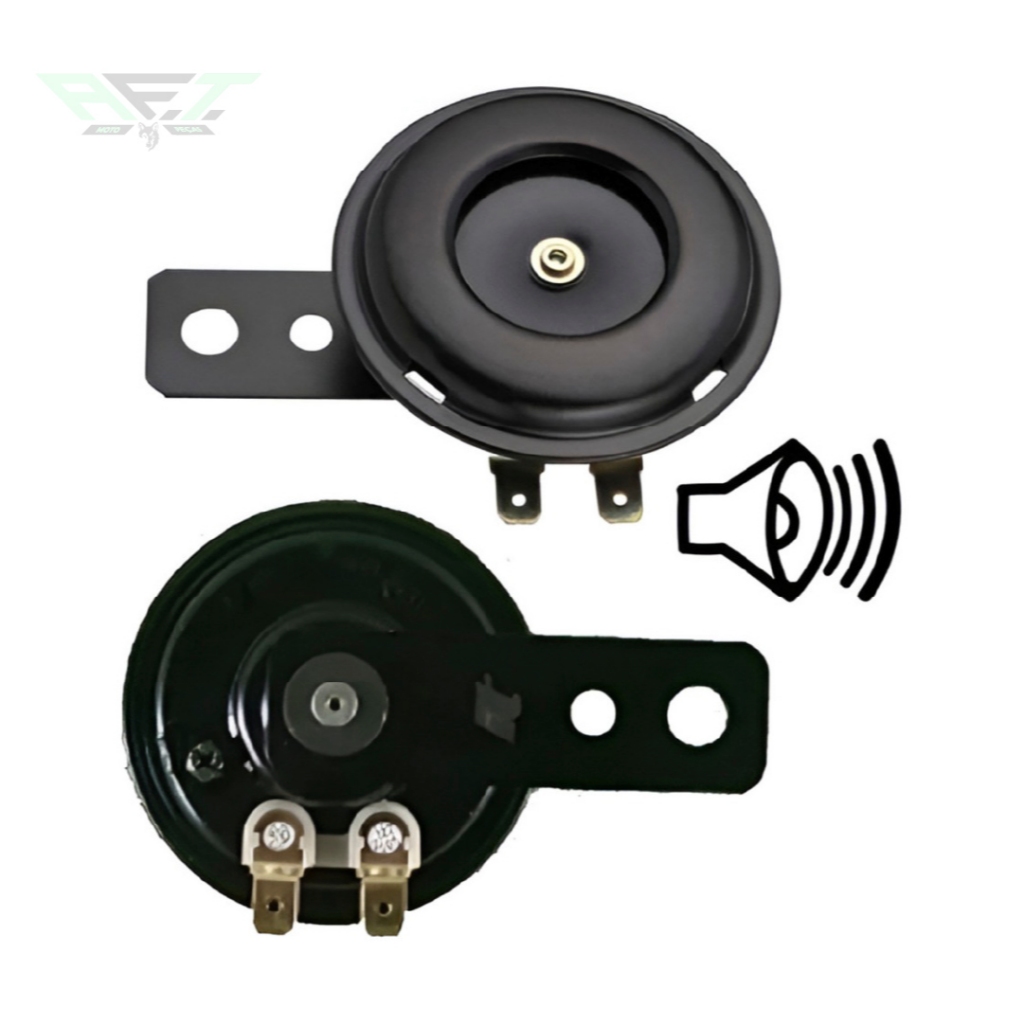 Buzina Moto 12v Som Potente Cg Fan Titan 125 150 160 Biz Pop Sem Adaptações Alta Durabilidade