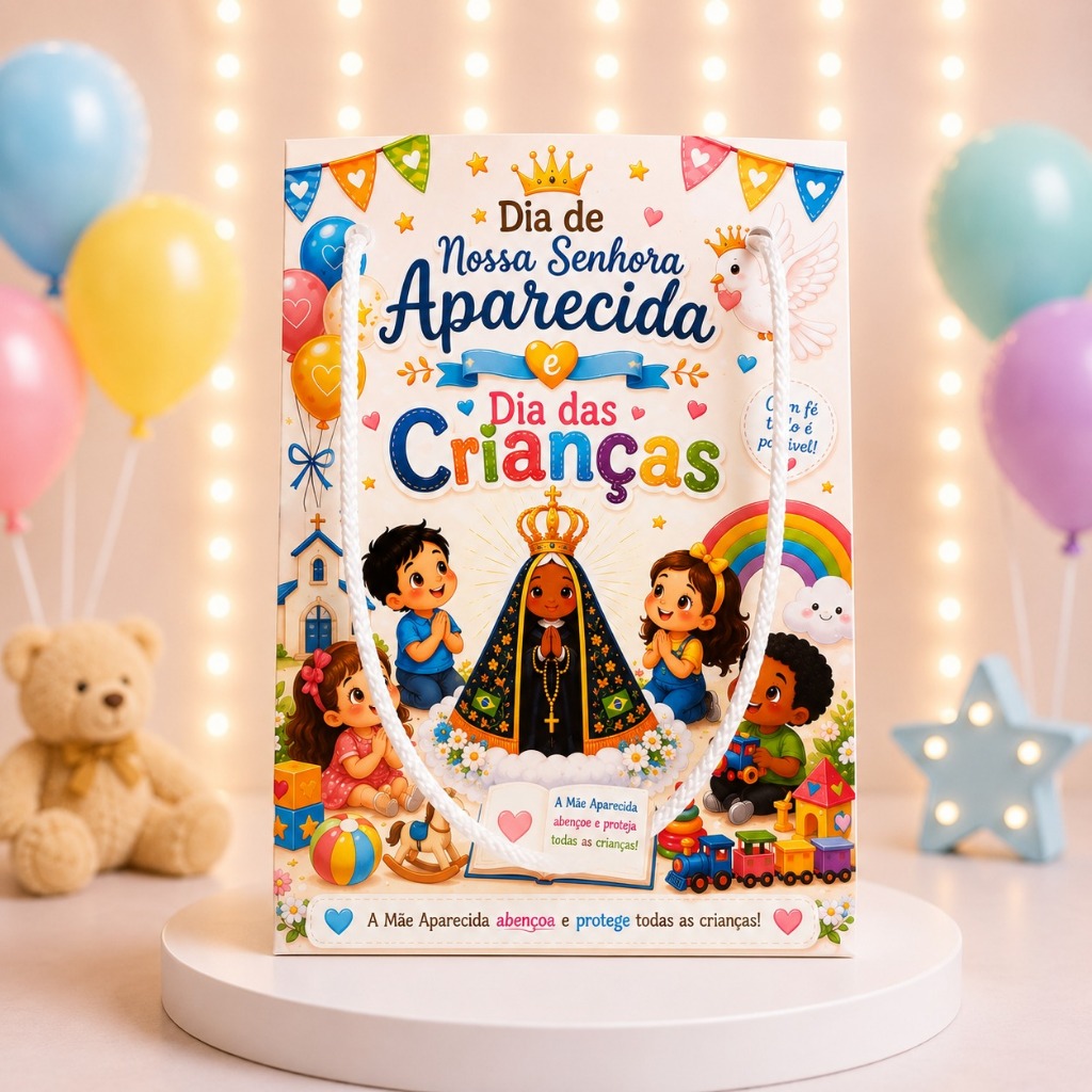 Sacolinha Surpresa Lembrancinha Personalizada Dia da Crianças 3 - Monte em casa