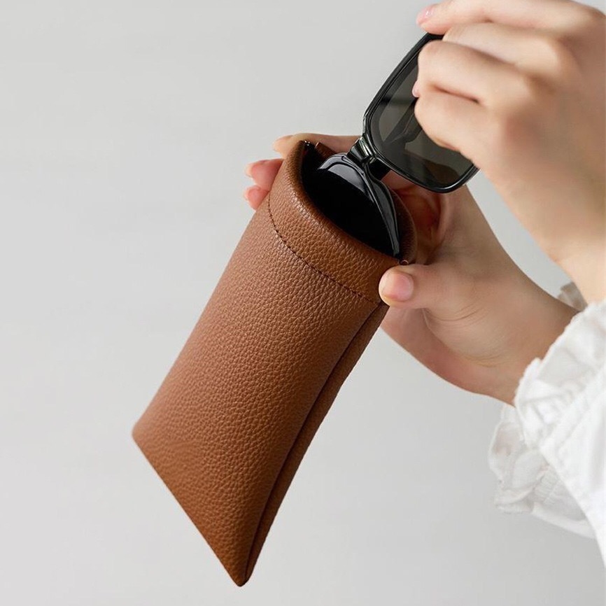 Estojo para Óculos de Sol ou Grau Versátil Case com Fechamento Automático Porta ou Saco Xadrez