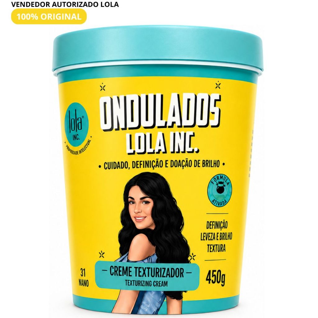 Creme Texturizador Lola Cosmetics Ondulados 4500g – Definição Natural e Movimento