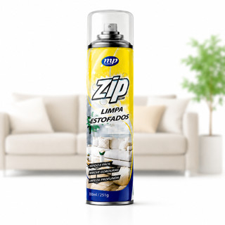 Limpa Estofados Espuma Spray 300ml Zip LIMPADOR DE SOFÁ LIMPA ESTOFADO A SECO MULTIUSO ZIP