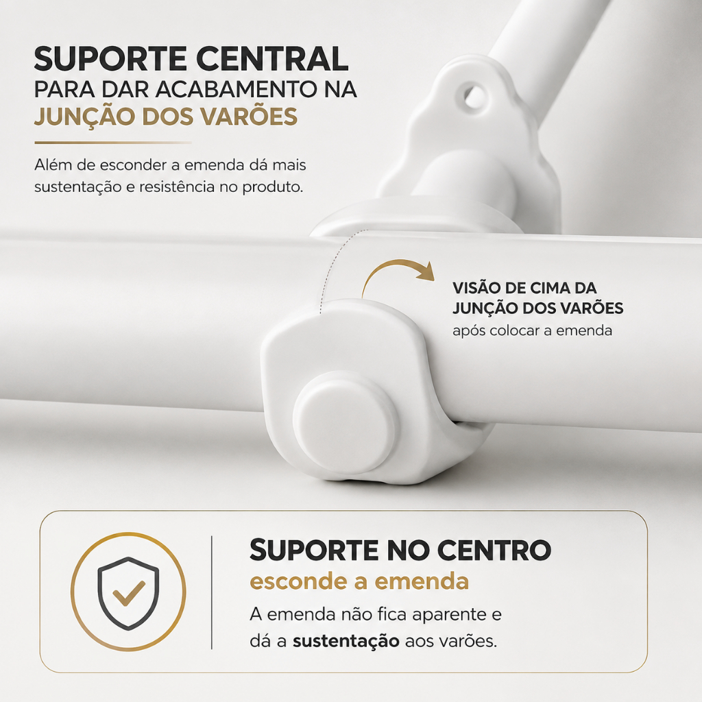 Varão Completo de Madeira 1,00mt a 3,00mt para Cortina Resistente Várias Cores e Tamanhos Envio Full Imedito — imagem 2 de 2
