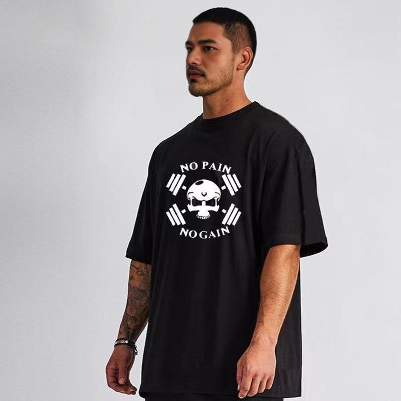 Camiseta Oversized Unissex 100% Algodão Estampada Estilo Rua Academia Conforto Pronta Entrega