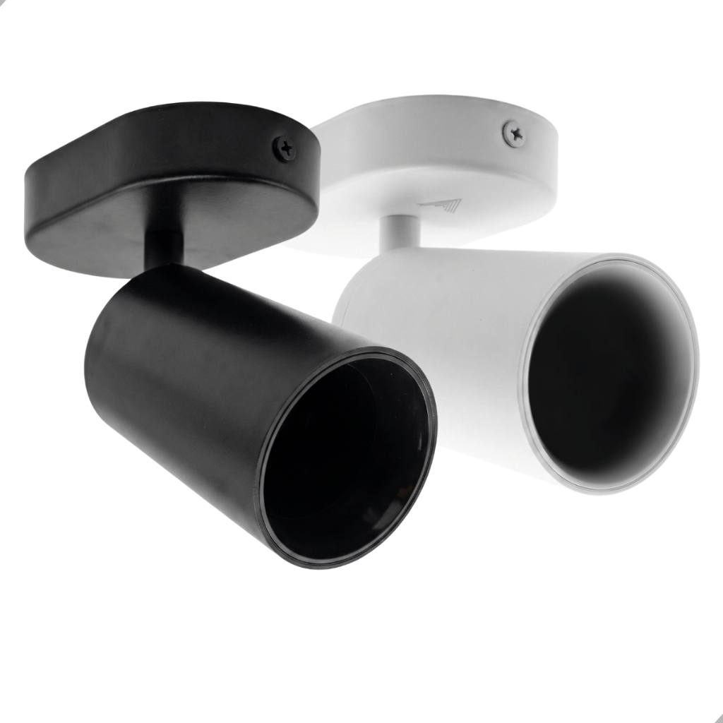 Kit Mini Spot Sobrepor MR16 GU10 Direcionável para Teto Luminária Iluminação Residencial Comercial Spot de Teto