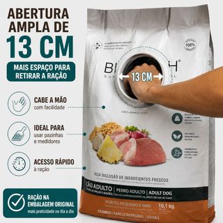 Tampa Prática 13cm para saco de ração