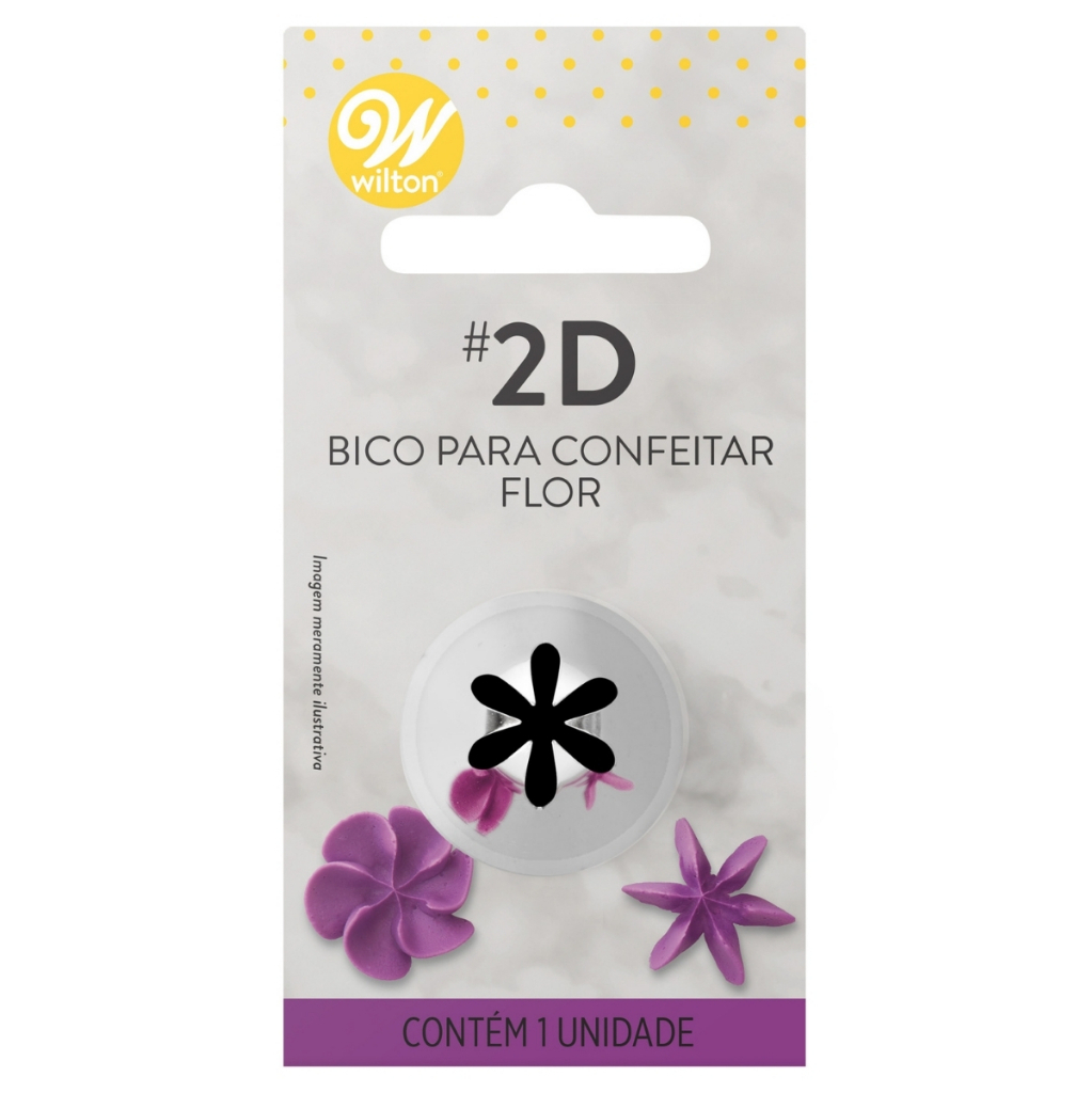 Bico de Confeitar 2D Flor Grande Wilton
