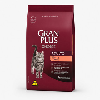 RAÇÃO GRANPLUS CHOICE GATO ADULTO 10KG