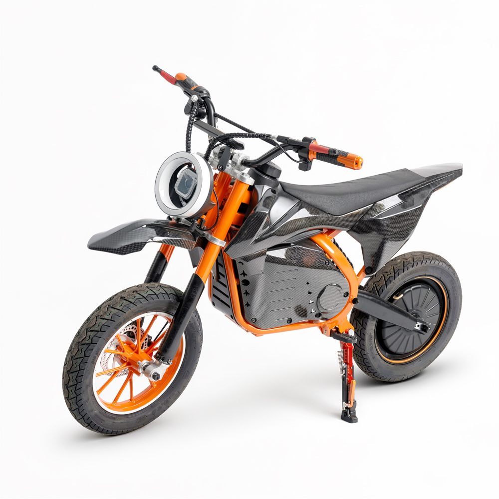 SKYBOARD mini Moto Elétrica Off-Road Trail 48V12Ah 450W Motor Cobre Puro 32km Autonomia Farol LED Cyberpunk Suspensão