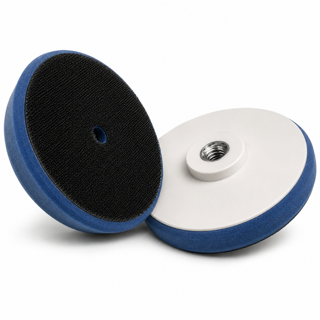Suporte EVA de 6 Polegadas Rosca 5/8 com Velcro para Fixação por Ganchos para Politriz e Lixadeira