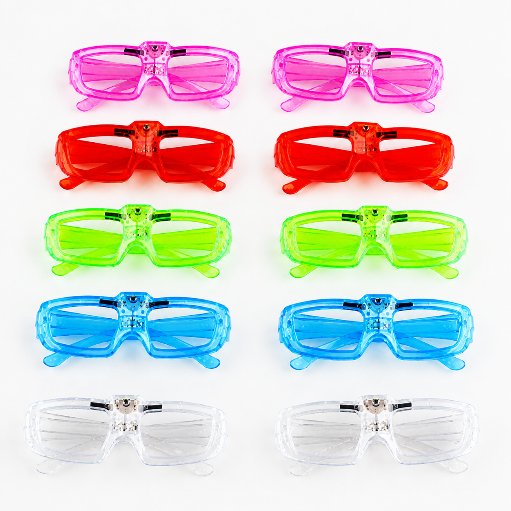 KIT Oculos de Led Neon Festas Balada Casamentos Rave