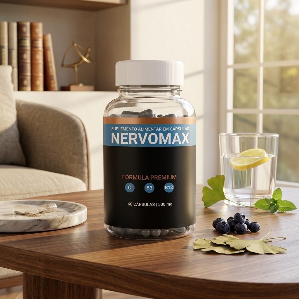 Premium Nervomax 60 Cápsulas Envio Imediato