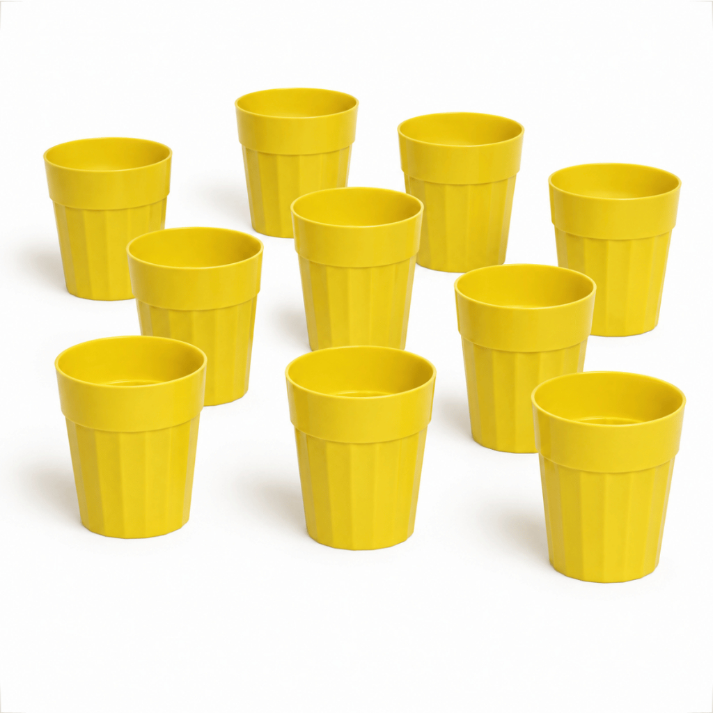 Kit 10 Copos Coloridos Plastico Unidade 350ml Long Neck para Festas Eventos Variedade de Cores