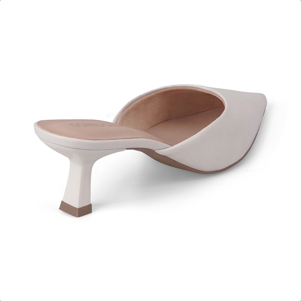 Mule Feminino Salto Taça Bico Fino Elegante Office Domidona · foto 2