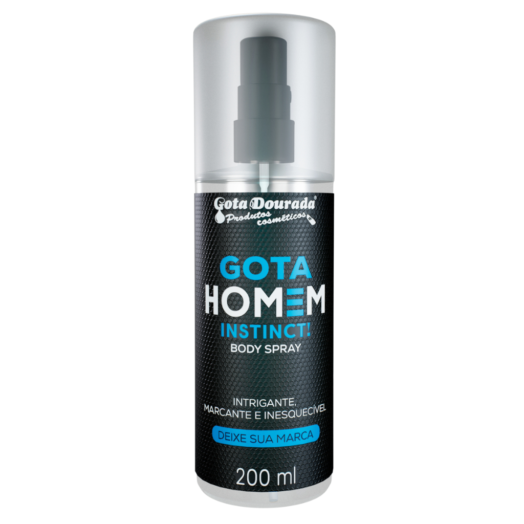 Kit Masculino Gota Dourada Shampoo Homem 430ml + Body Spray Instinct 200 ml · foto 2