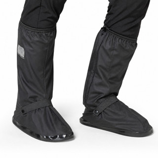 Protetor De Bota Moto Impermeável Cano Alto Motociclista Com Zíper Refletivo Antiderrapante