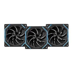 Kit Ventoinhas Pichau Ventus NX Reverse, ARGB, 3x120mm, Preto, PCH-VTNXR3-BK01