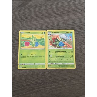 Kit Linha de Evolução Pokémon TCG – Roselia + Roserade (Origem Perdida)