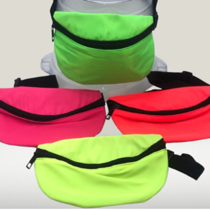 Pochete Neon Unissex – Cores Vibrantes, Ideal para Shows, Festas e Carnaval