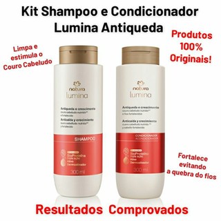 Lumina Shampoo e Condicionador Crescimento Antiqueda 300ml cada