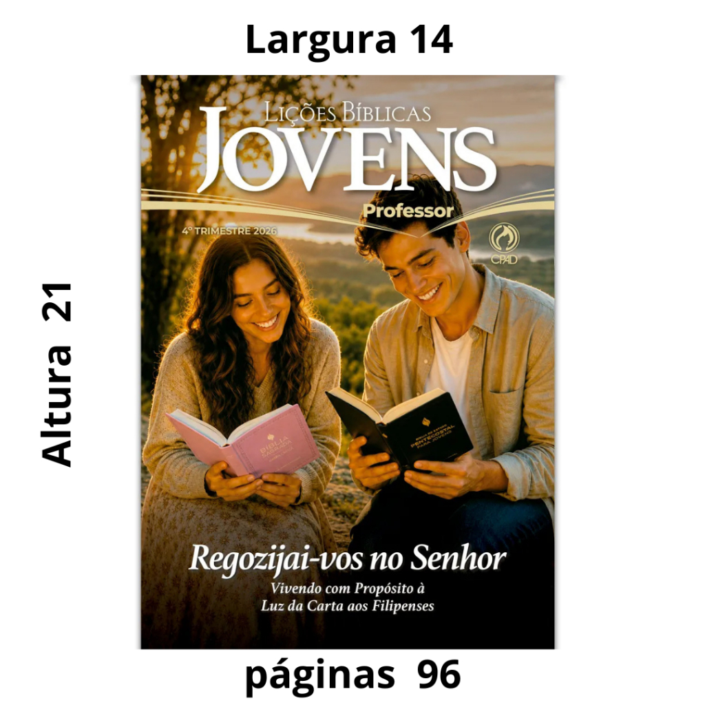 Revista Lições Bíblica Jovens Professor 4º Trimestre 2026 · foto 2