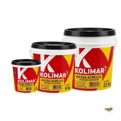 Massa Acrílica Branca Kolimar - Parede Interna e Externa