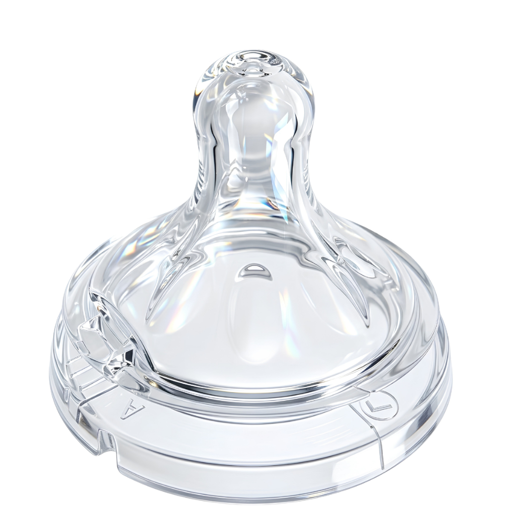 Bico Big Flow Anticólica Silicone Para Mamadeiras Petita Buba Avent +2m — imagem 2 de 2