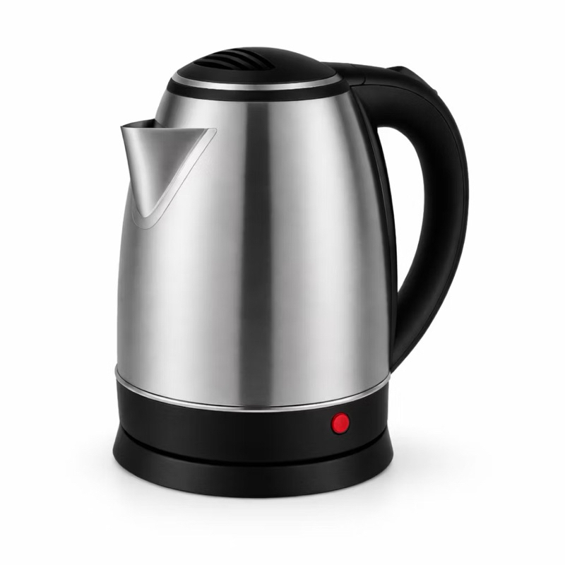 Chaleira Elétrica Inox 1,8L 1000W ou Desligamento Automático - Bule Jarra Cafeteira Elétrica Aquece Água Rápido