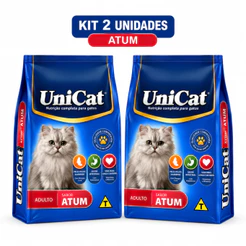 Kit 2 Pacotes Ração Unicat Gatos Adultos Atum 10,1kg