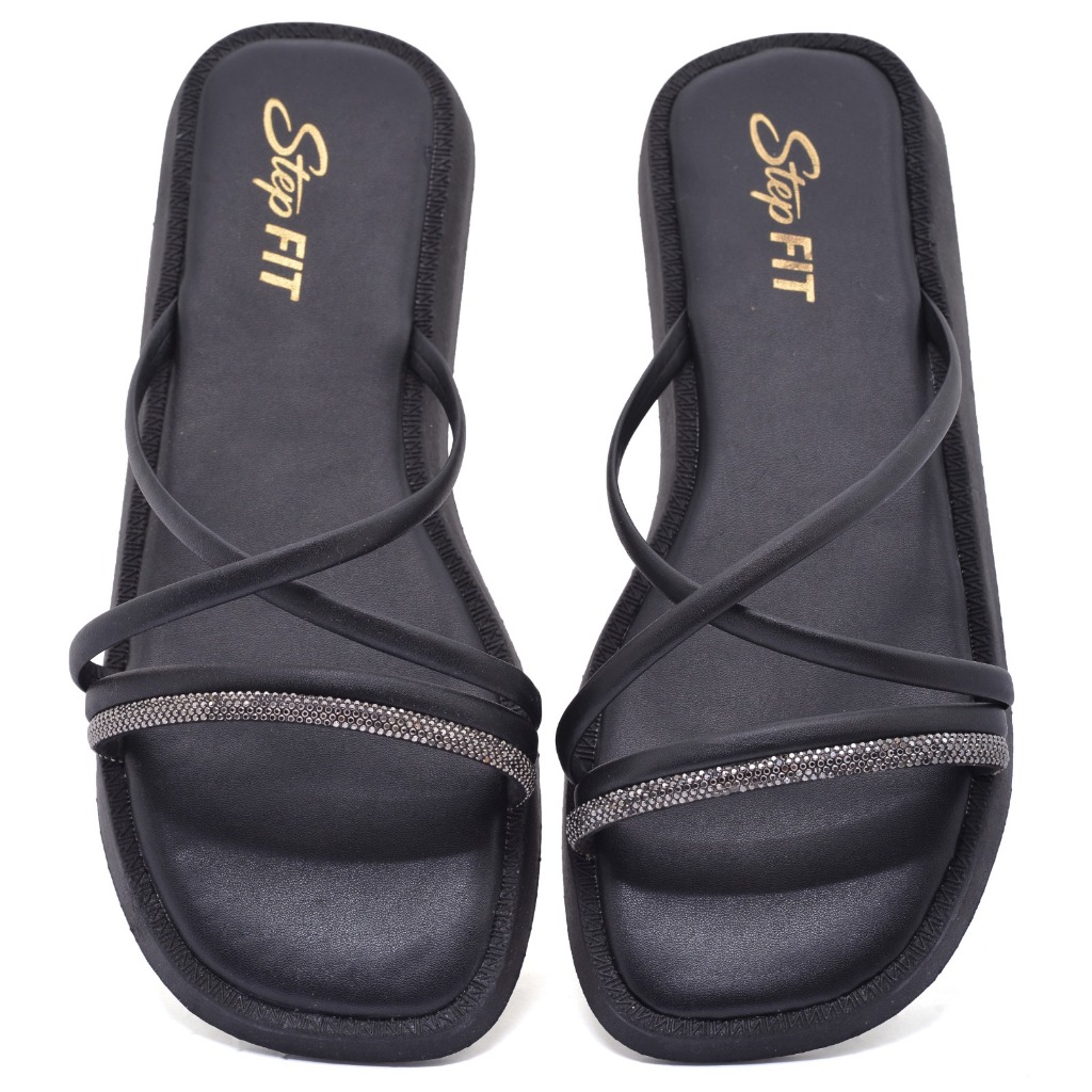 Sandália Feminina Rasteirinha Confortável Elegante Papete Flat Casual Antiderrapante Envio Imediato