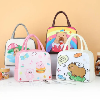 Lancheira Térmica Infantil Escolar - Bolsa Térmica para Marmita e Lanche Infantil Desenhos