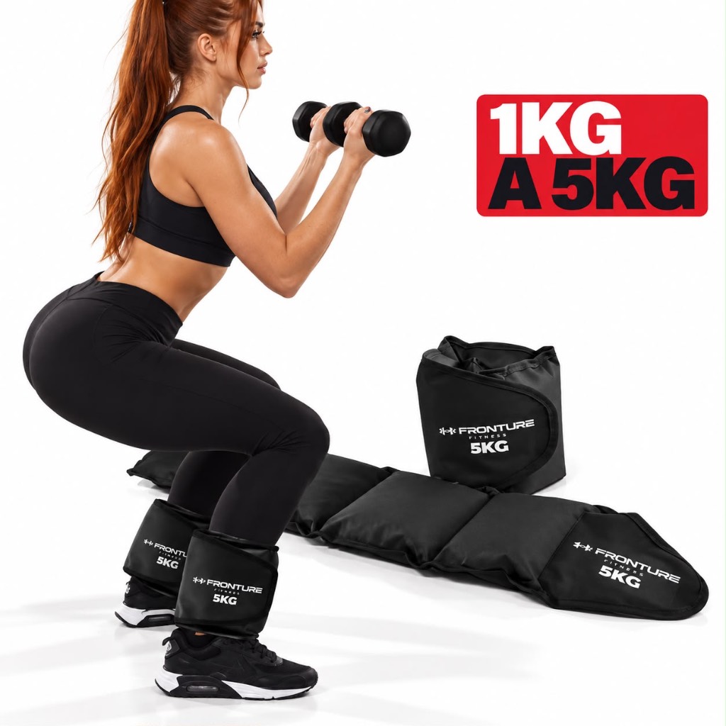 Par de Caneleira Peso 1kg a 5kg Treinar Pernas Treino em Casa Academia Tornozeleira Funcional