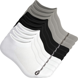 Kit 10 Pares Meias Zhamaro Algodão Premium Cano Curto Masculina Feminina Atoalhado Grossa Soquete