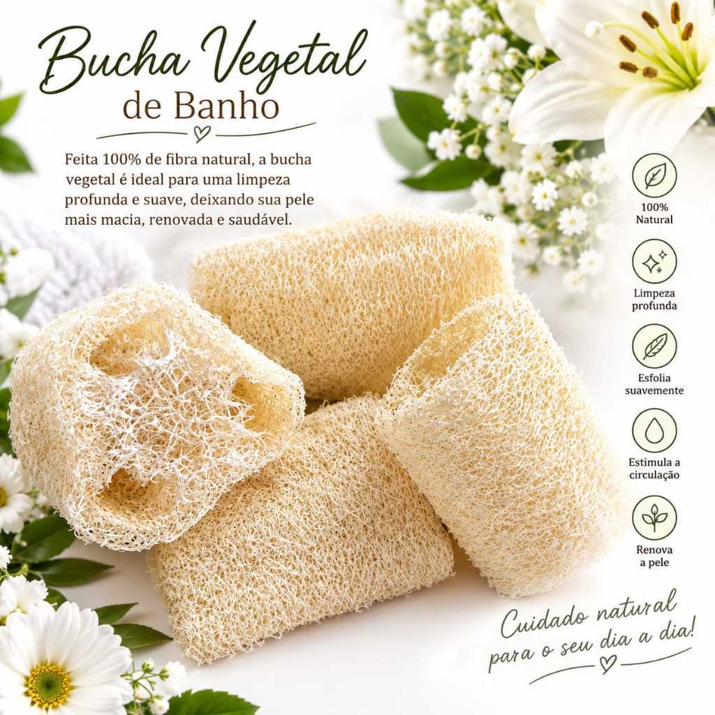 BUCHA VEGETAL PARA BANHO