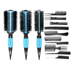 3 Escovas Profissionais Thermal Metallic + Kit 10 Pentes