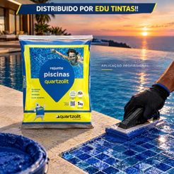 Quartzolit Rejunte Para Piscina Azul Celeste 5kg