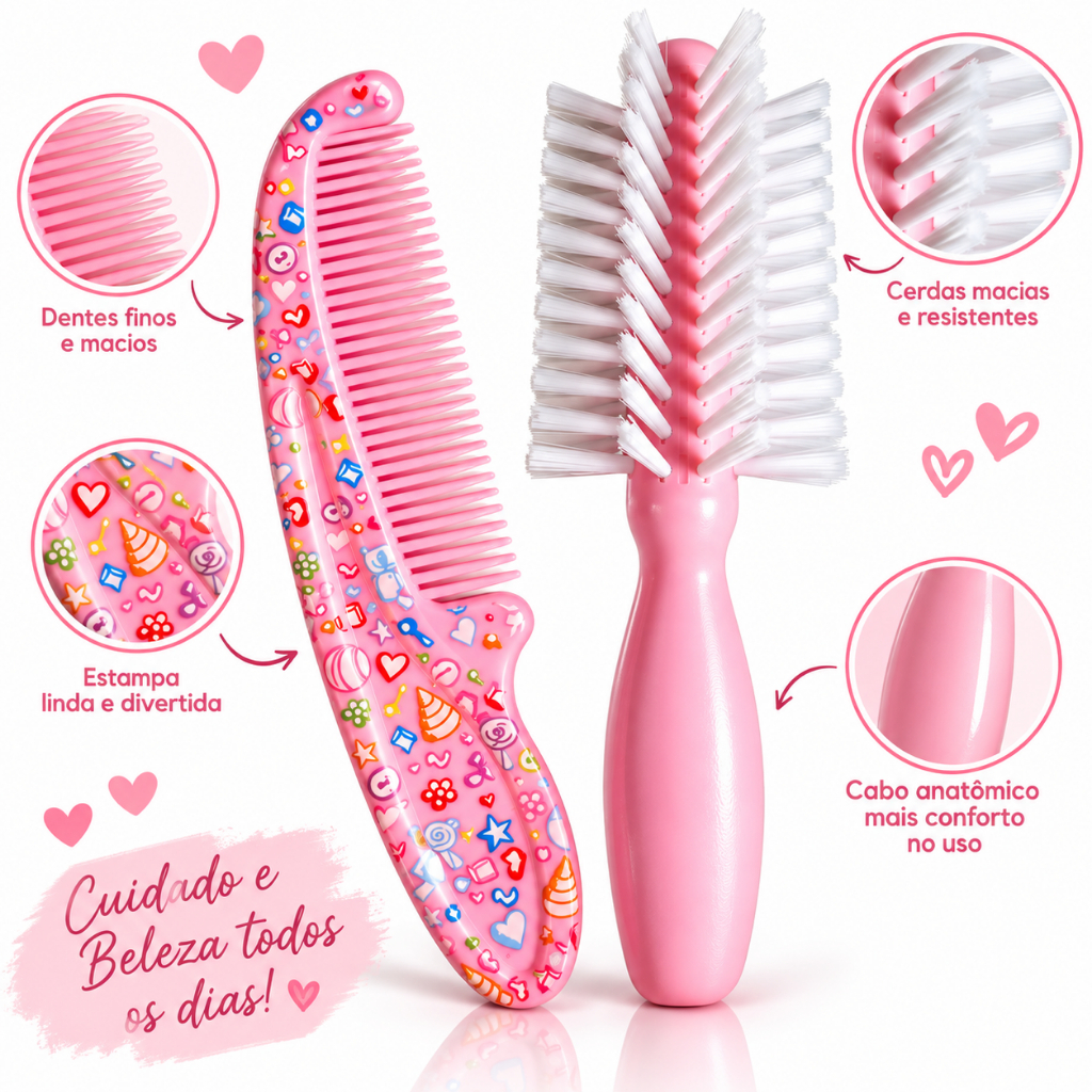 Kit Baby Pente e Escova - Marilu