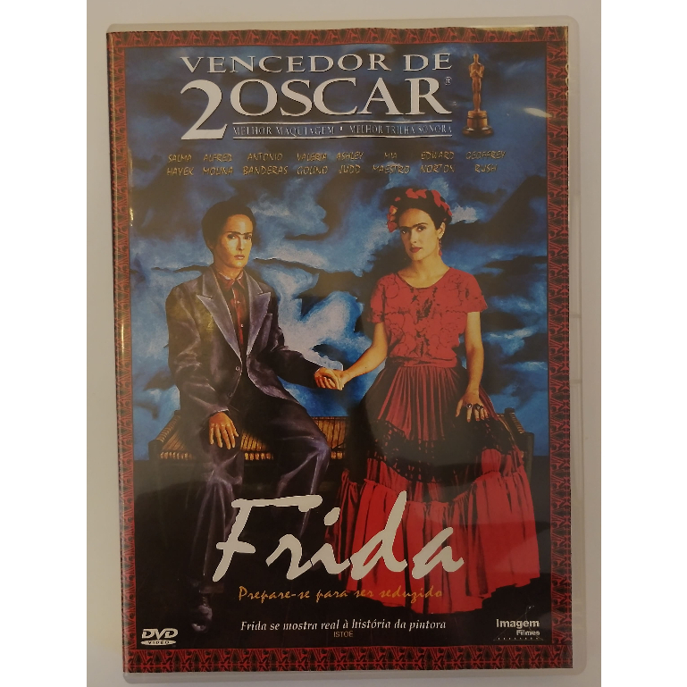 Frida - dvd - salma hayek - molina - Antonio Banderas