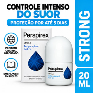Perspirex Strong Antiperspirant Roll-on 20ml Desodorante Antitranspirante Axilas Para Suor Excessivo Original