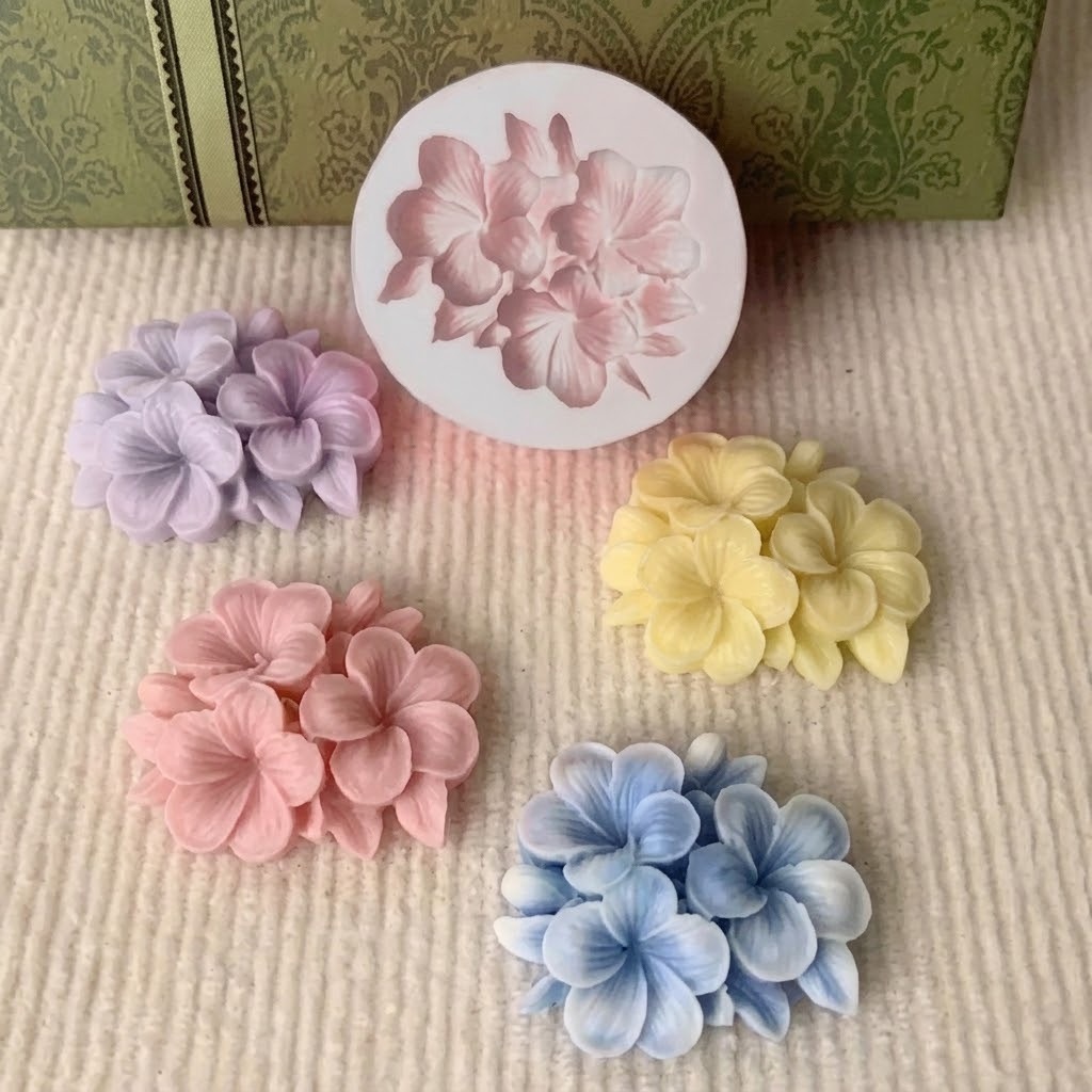 Molde Silicone Flor Jasmim Artesanal Vela Sabonete